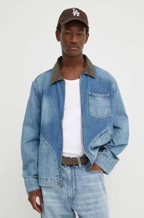 Levi's giacca di jeans uomo colore blu  A8635