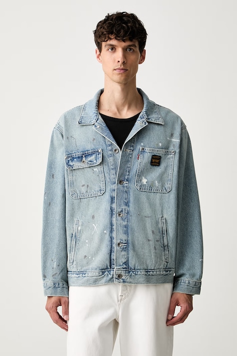 Levi's košeľová bunda pánska menčestrová SUNRISE modrá A4820
