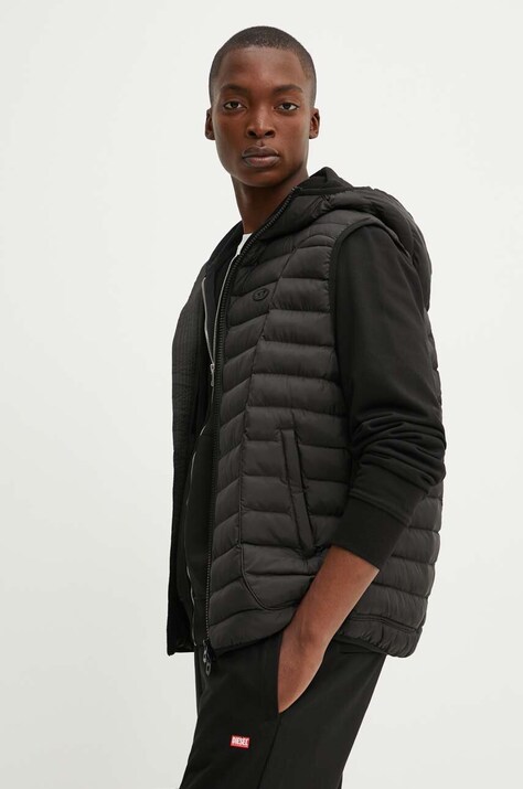 Diesel vesta W-TEMPLE barbati, culoarea negru, de tranzitie, A14718.0BHAZ