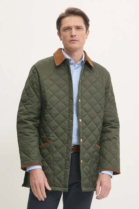 Яке Barbour 30th Anniversary Liddesdale Quilted Jacket в зелено преходен модел MQU1816
