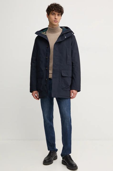 Яке Barbour Winter Beaufort Waterproof Parka в тъмносиньо зимен модел MWB1126