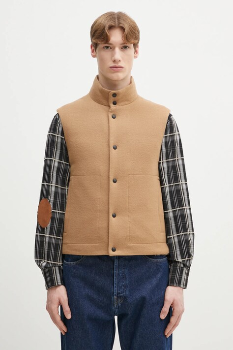 Paul Smith down vest men’s brown color M1R-058Z-N02472