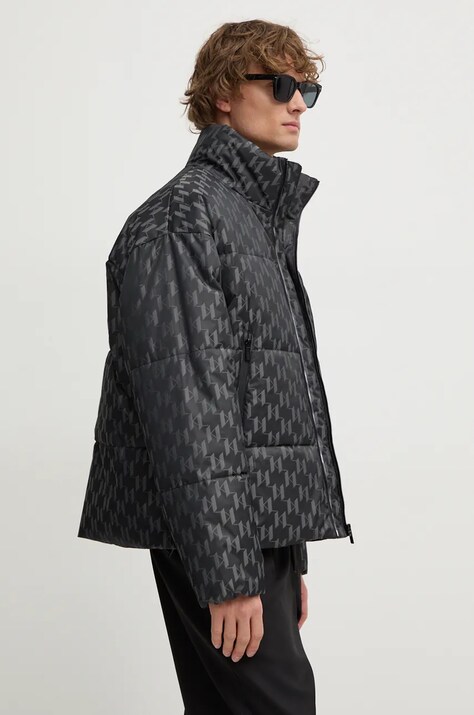 Karl Lagerfeld geaca barbati, culoarea gri, de iarna, 544529.505018