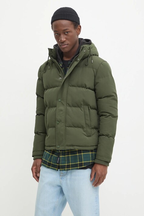 Superdry geaca barbati, culoarea verde, de tranzitie, M5011743A-43E