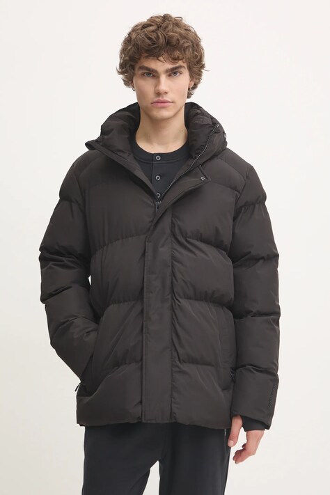 Μπουφάν Superdry χρώμα: μαύρο, M5011901A-02A