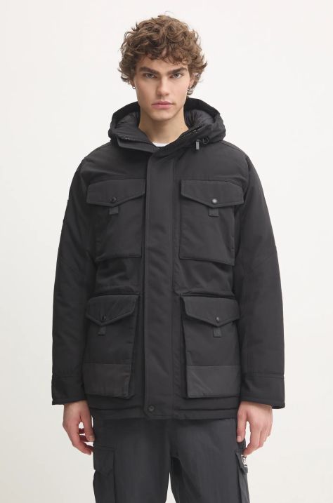 Superdry rövid kabát fekete, férfi, téli, M5011992A-12A