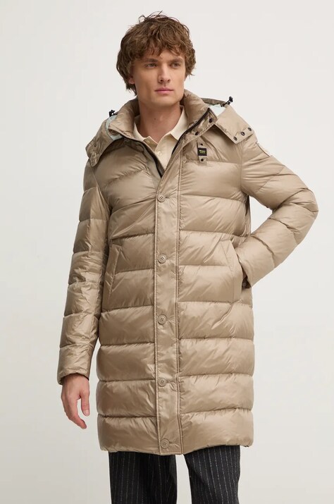Blauer geaca de puf barbati, culoarea bej, de iarna, 24WBLUK03027