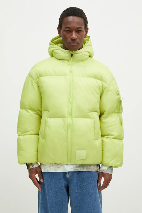 Alpha Industries geacă Cloud Puffer Bomber bărbați, culoarea verde, de iarnă, oversized, 148130