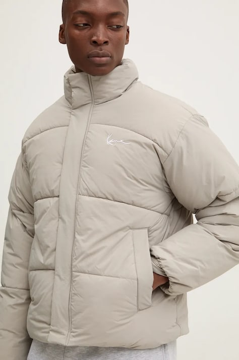 Karl Kani geaca barbati, culoarea gri, de iarna, 60760016