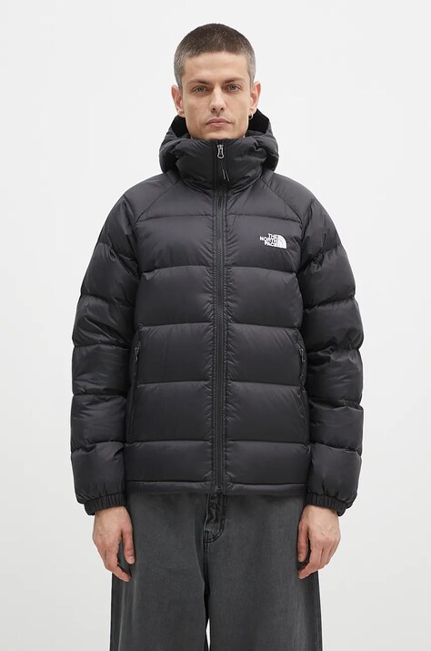 Páperová bunda The North Face Hydrenalite pánska, čierna farba, zimná, NF0A5GIEJK31