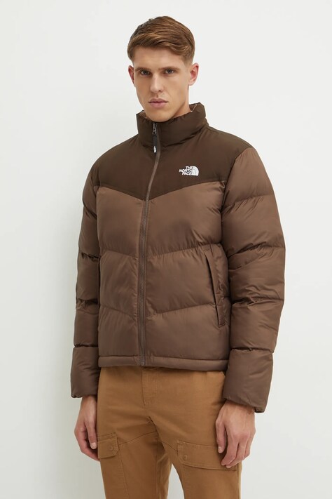 Μπουφάν The North Face Saikuru χρώμα: καφέ, NF0A853I7O31