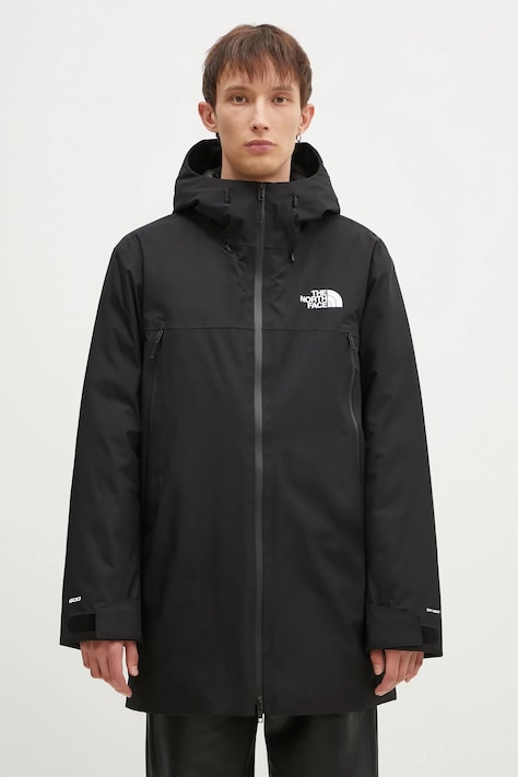 The North Face kurtka puchowa MTN Range męska kolor czarny przejściowa NF0A88WEJK31