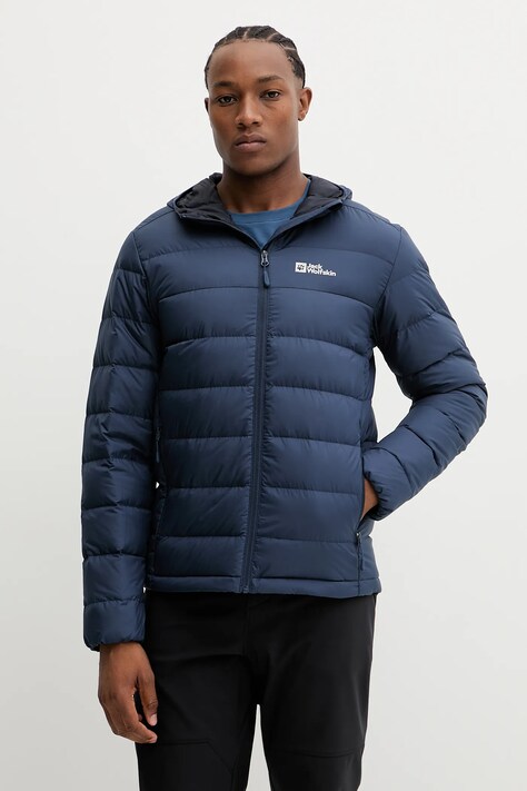 Jack Wolfskin kurtka sportowa puchowa Ather Down kolor niebieski 1207671