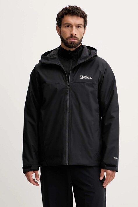 Jack Wolfskin kurtka sportowa Wisper kolor czarny A61870