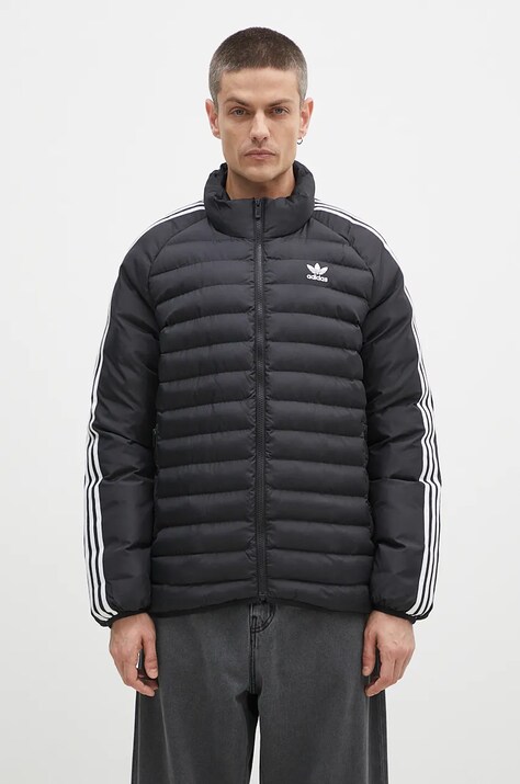 adidas Originals kurtka Padded Coll męska kolor czarny przejściowa IZ1835