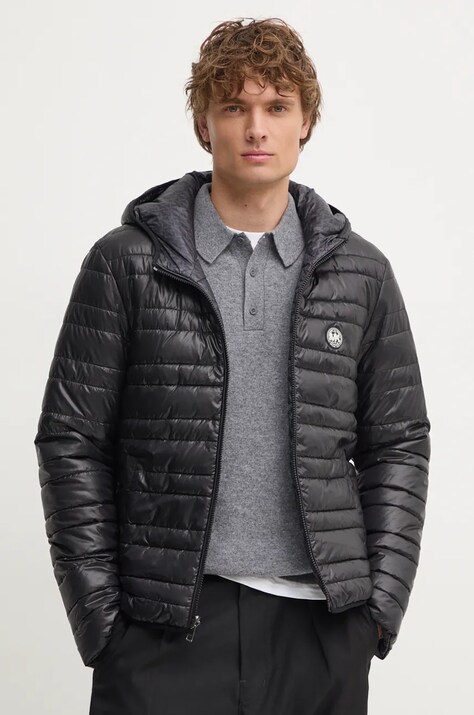 Obojstranná bunda Michael Kors pánska, čierna farba, prechodná, CF4206F35P