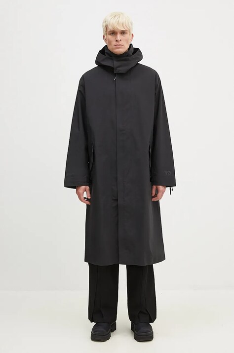 Y-3 jacket Graphic Parka men's black color IW7481