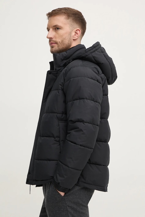 Bunda Sisley pánská, černá barva, zimní, 2WYCSN03M