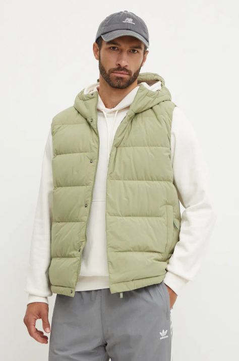 adidas gilet in piuma Helionic uomo colore verde IX8856