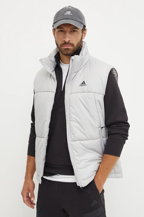 Безрукавка adidas BSC мужская цвет серый зимняя IX8871