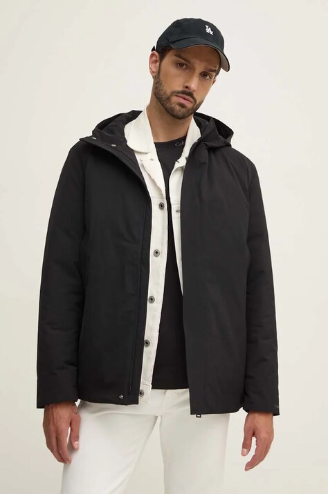Calvin Klein geacă barbati, culoarea negru, de tranzitie, K10K113726