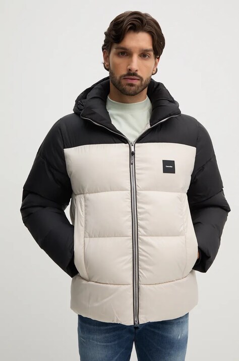 Куртка Calvin Klein мужская цвет бежевый зимняя K10K114384