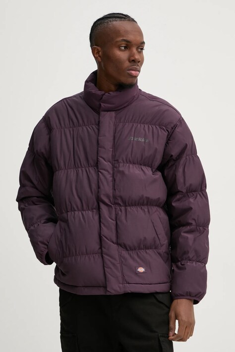Dickies geaca SCOBEY barbati, culoarea violet, de iarna, DK0A4Z34