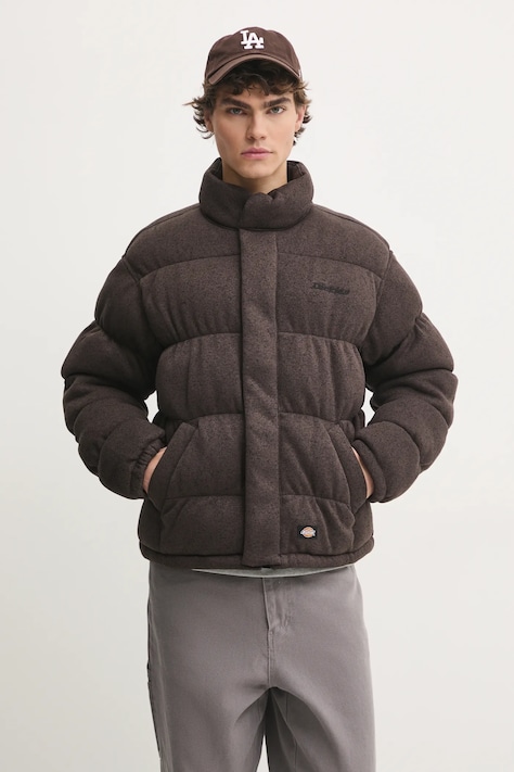 Bunda Dickies BAKER pánská, černá barva, zimní, DK0A4Z38