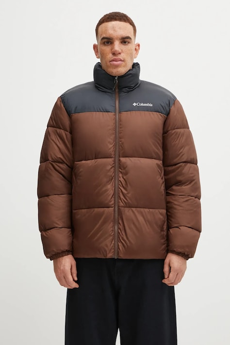 Bunda Columbia Puffect čierna farba, 2086861