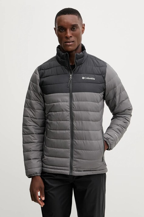 Columbia kurtka sportowa Powder Lite II kolor szary 2086964