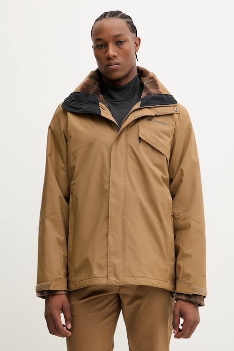 Columbia kurtka outdoorowa Bugaboo III kolor brązowy 2096904