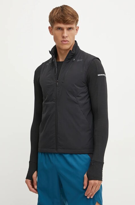 Reebok vesta sport Speed culoarea negru, de tranzitie, 100205382