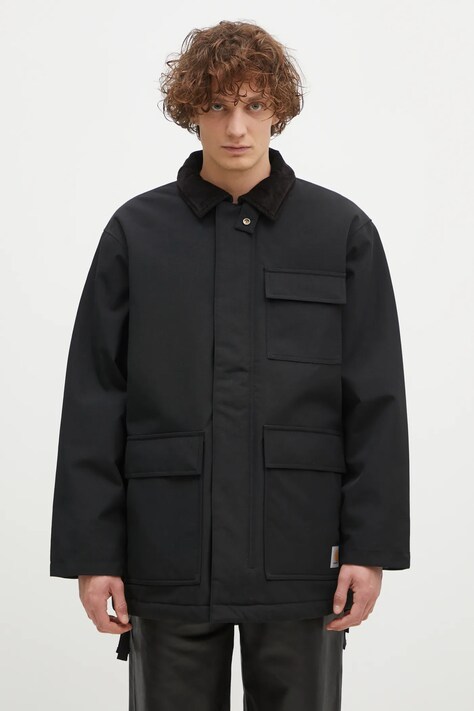 Carhartt WIP kurtka Clarton Coat męska kolor czarny przejściowa I033870.00EXX