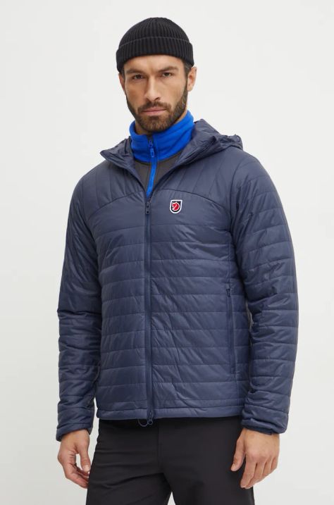 Športová bunda Fjallraven Expedition X-Lätt Hoodie tmavomodrá farba, prechodná, F12500157.560