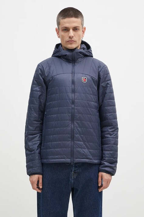 Sportovní bunda Fjallraven Expedition X-Lätt Hoodie tmavomodrá barva, F12500157.560