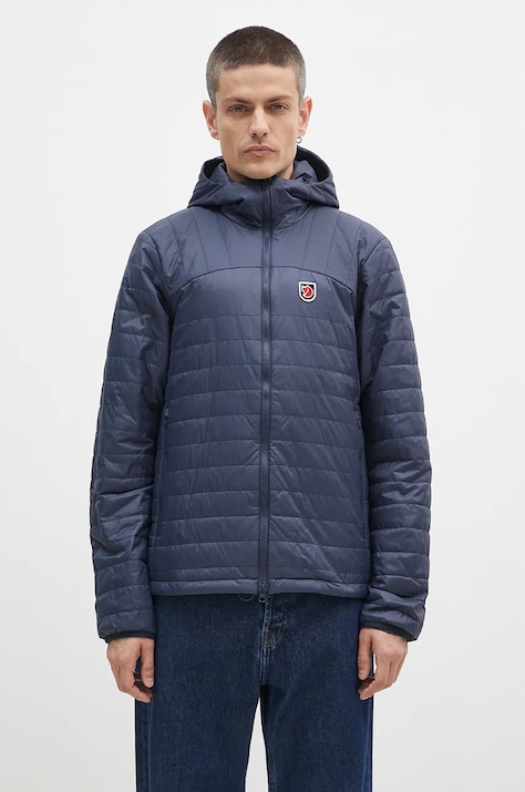 Športová bunda Fjallraven Expedition X-Lätt Hoodie tmavomodrá farba, prechodná, F12500157.560