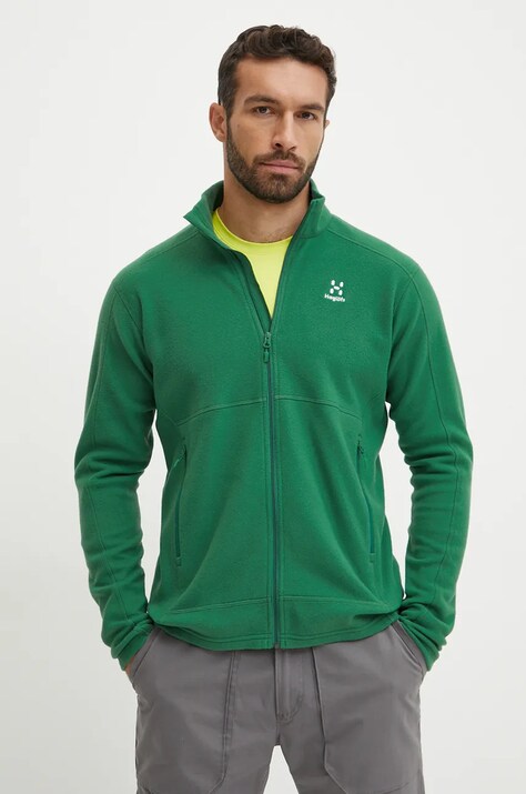 Sportovní mikina Haglöfs Buteo zelená barva, 605073