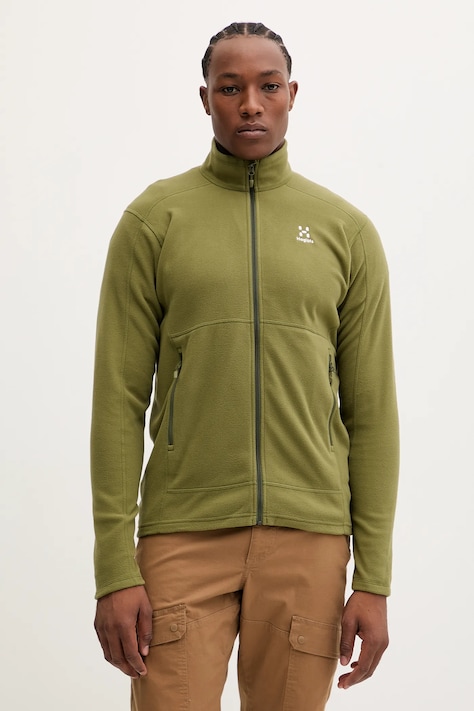 Haglöfs bluza sportowa Buteo kolor zielony gładka 605073