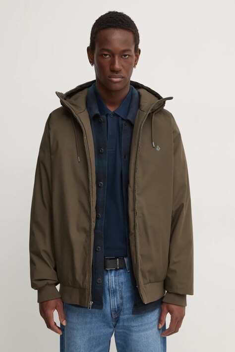 Яке Volcom в зелено зимен модел A1732408