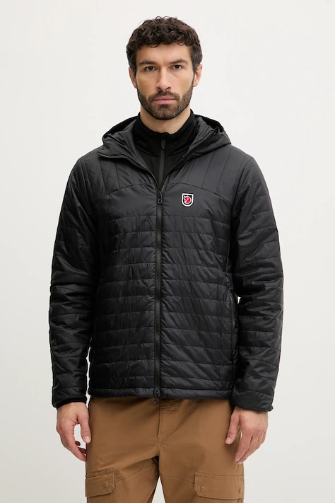 Куртка Fjallraven Expedition X-Latt Hoodie M чоловіча колір чорний перехідна F12500157.550