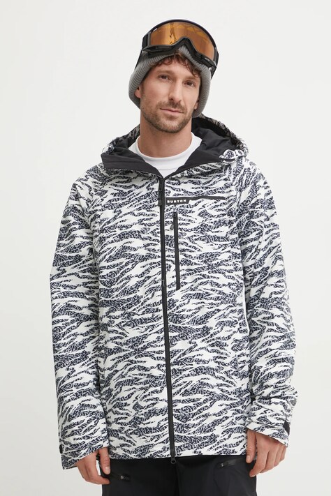 Burton geacă Lodgepole culoarea alb, 233591