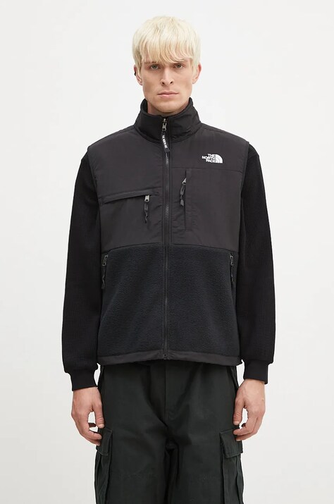 Елек The North Face Retro Denali Vest мъжки в черно преходен модел NF0A88XJJK31
