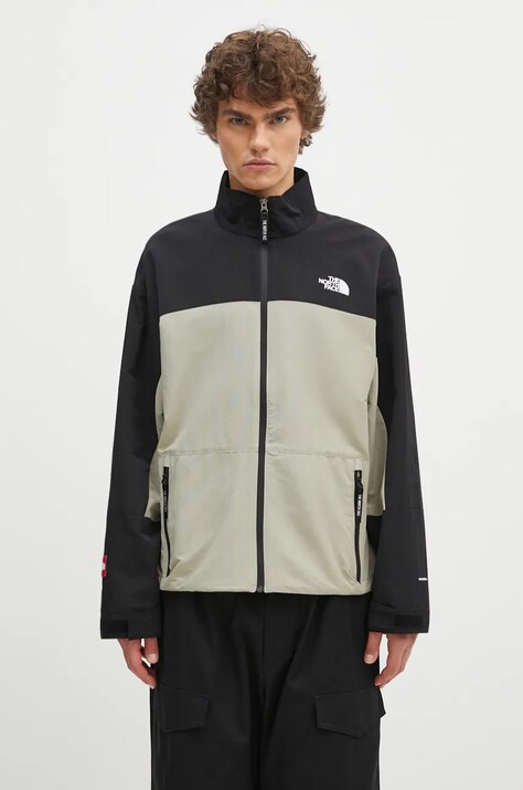 Bunda The North Face Hmlyn Track Jacket pánská, šedá barva, přechodná, NF0A88XW5IF1