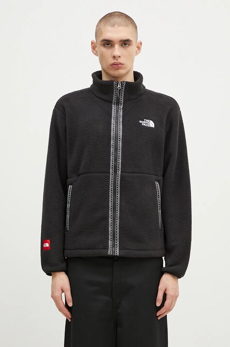 The North Face Fleecová mikina The North Face Fleeski Fz Jacket čierna farba, jednofarebná, NF0A88XQJK31
