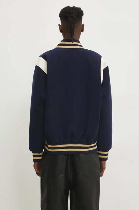 Куртка-бомбер ICECREAM Drippy Varsity Jacket — AW24-KUM1CK, темно-синій — фото 3