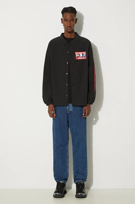 Куртка ICECREAM Ictv Coach Jacket — AW24-KUM1CL, чорний — фото 5