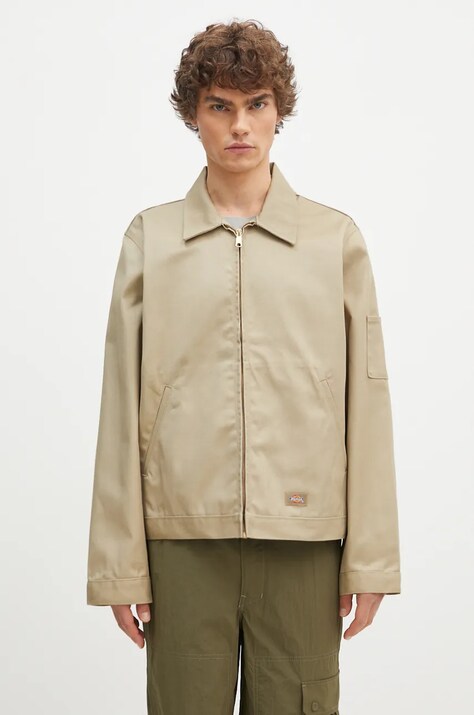 Куртка Dickies Unlined Eisenhower чоловіча колір коричневий перехідна DK0A4Y6U