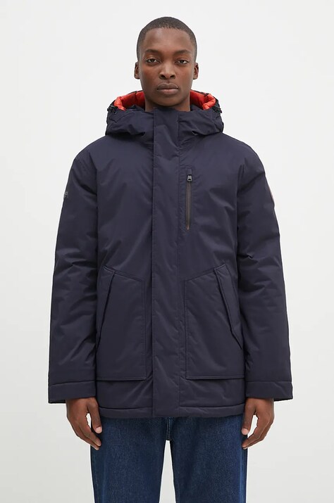 Napapijri giacca 20-22 Parka uomo colore blu navy NP0A4I1Y1761