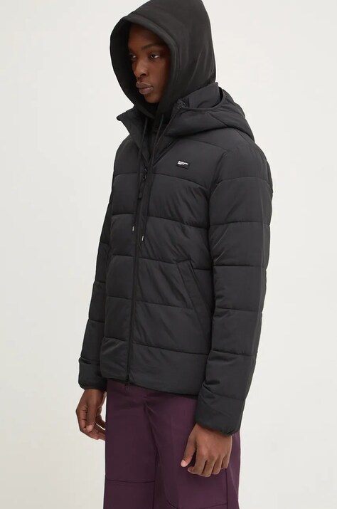 Bunda Abercrombie & Fitch pánska, čierna farba, prechodná, KI132-4091