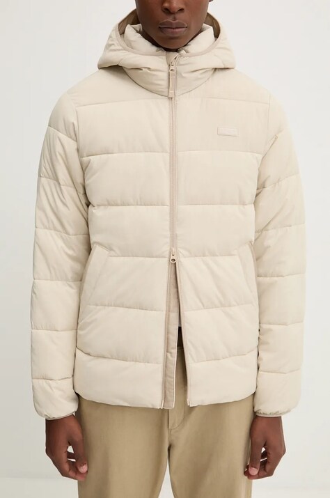 Abercrombie & Fitch geaca barbati, culoarea bej, de tranzitie, KI132-4092